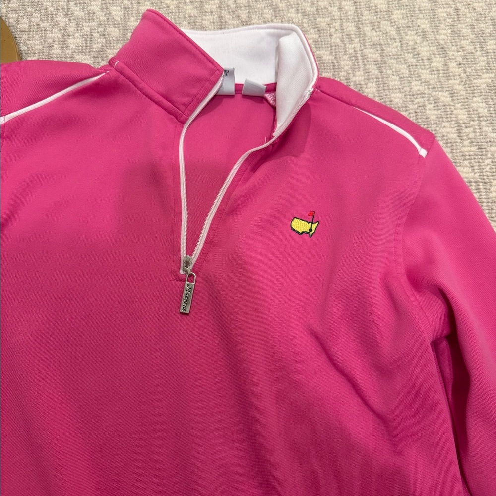 Masters kids Pink Half-Zip Pullover never worn